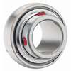 Wide inner ring insert bearing Cylindrical Outer Ring Setscrew Locking ER20